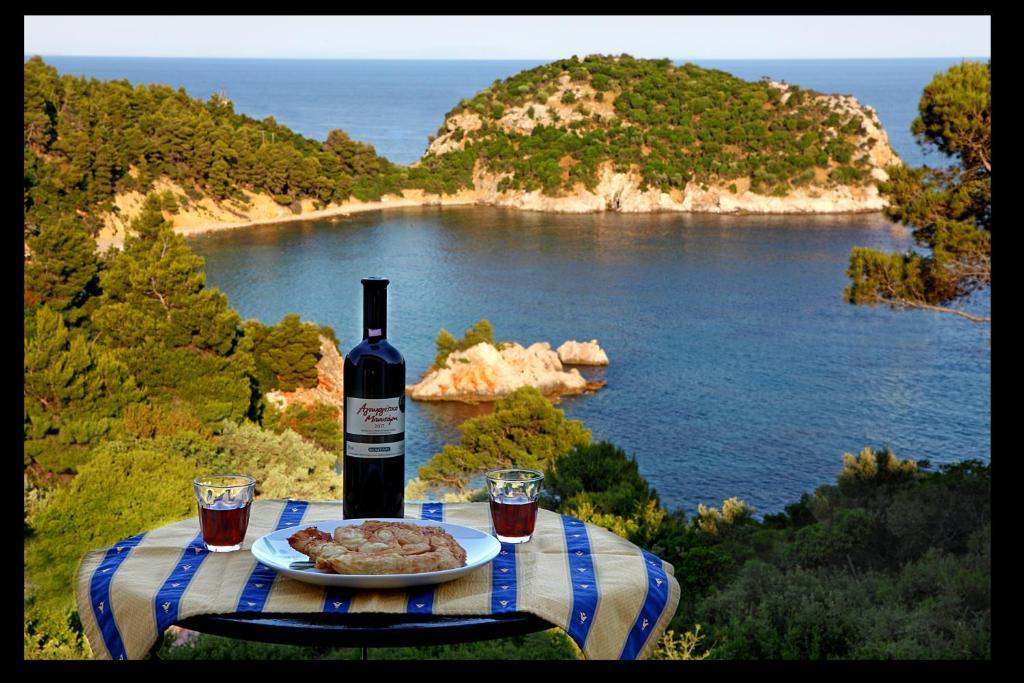 Mando Beachfront Stafylos Cameră foto